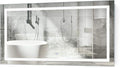Krugg | 42 Inch X 24 Inch LED Bathroom Mirror | Lighted Vanity Mirror Includes Dimmer & Defogger | Wall Mount Vertical or Horizontal Installation