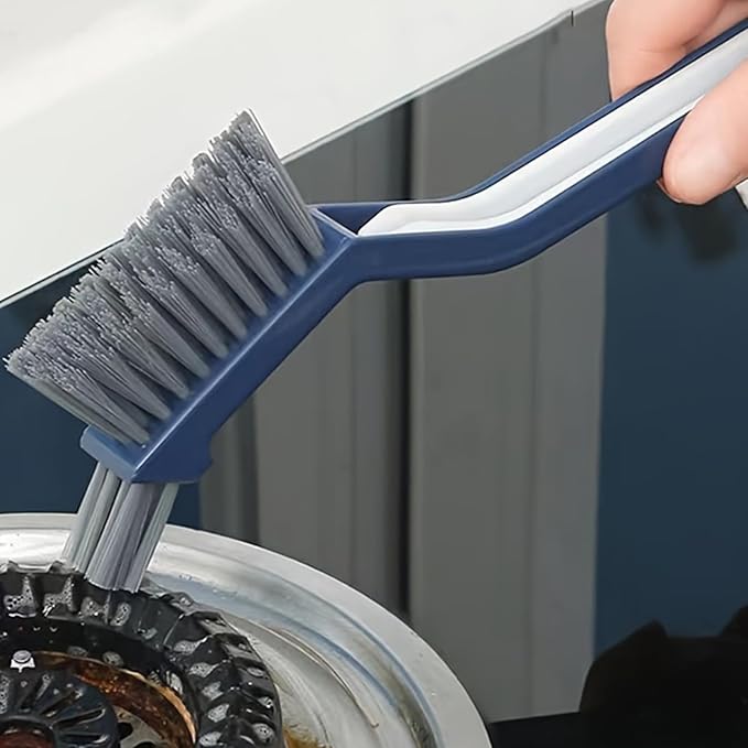 Crevice Cleaning Tool, Multi Purpose Grout, Brush Cleaner with Stiff Bristles, Bathroom Scrubber with Flexible Design, Cleaning Tools for Household Use, Kitchen Bathroom Vehicle Faucets