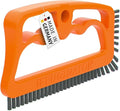 FUGINATOR® Grout Brush Orange/Grey for Cleaning Joints in Wall & Floor Tiles, Bathroom, Kitchen & Household