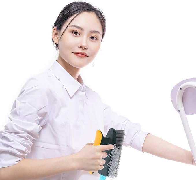 Groove Gap Cleaning Brush for Bathroom and Household, Soft Bristle Crevice Scrub Brush for Small Spaces, 1pcs Yellow-Green – Bathroom Floor, Wall Corner, and Toilet Gap Cleaner