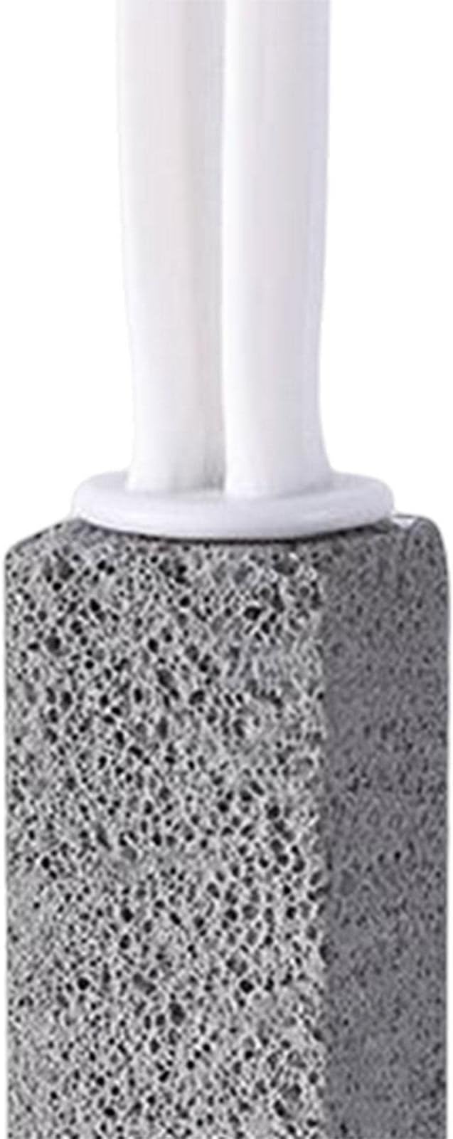 Pumice Toilet Brush, Hard Watermark Remover Cleaning Stone, Suitable for Tile Grout Rust Grill Toilet Bowls (1pcs)