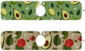 2 PCS Kitchen Sink Splash Guard 23.6 Inch Faucet Mat for Kitchen Sink Bathroom Sink Faucet Absorbing Drip Drain Mat Pad Microfiber Soft Washable Green Avocado Tomato Leaves