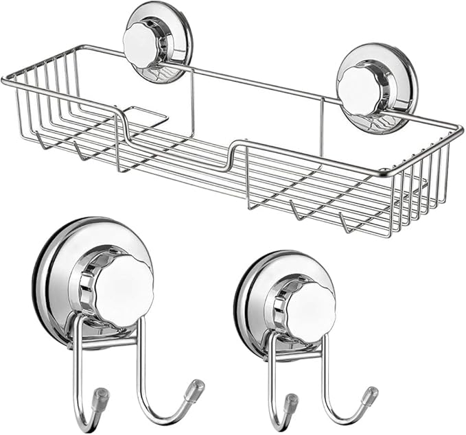 SANNO Powerful Suction Cups Replacement for Shower Caddy, Soap Holder, Robe & Towel Hooks - 8 Suction Cups