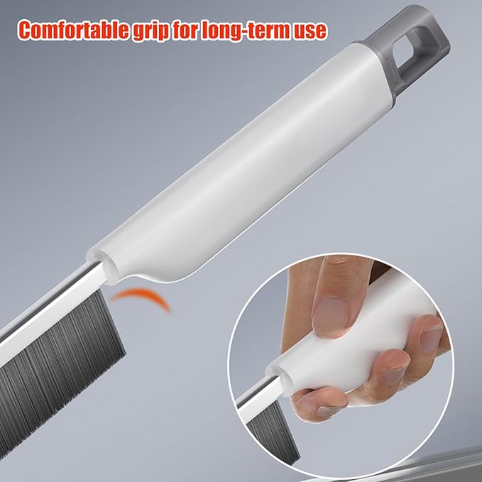 Scrub Brushes for Cleaning | Window Track Cleaner Brush | Bathroom Cleaning Supplies for Grout Faucet Window Shower Laundry Vehicle Kitchen Toilet