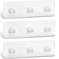 3PCS Shower Shelves Adhesive Replacement,Strong Adhesive Duty Waterproof Transparent PC Material, No Drill Needed Holds 45 lbs for Shower Shelves Bathroom Organizers Kitchen Racks