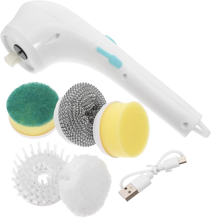 Cordless Bathroom Kitchen Cleaning Brush Electric Shower Sink Scrubber Multi-Function Tile Cleaner