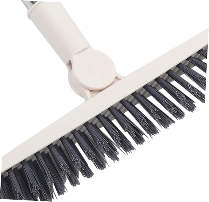 Beaupretty Rotatable Floor Scrub Brush with Long Handle for Deep Cleaning Gaps Window Grooves Shower Doors Tile Grout Corners Lightweight Multipurpose Crevice Cleaner for Bathroom Kitchen