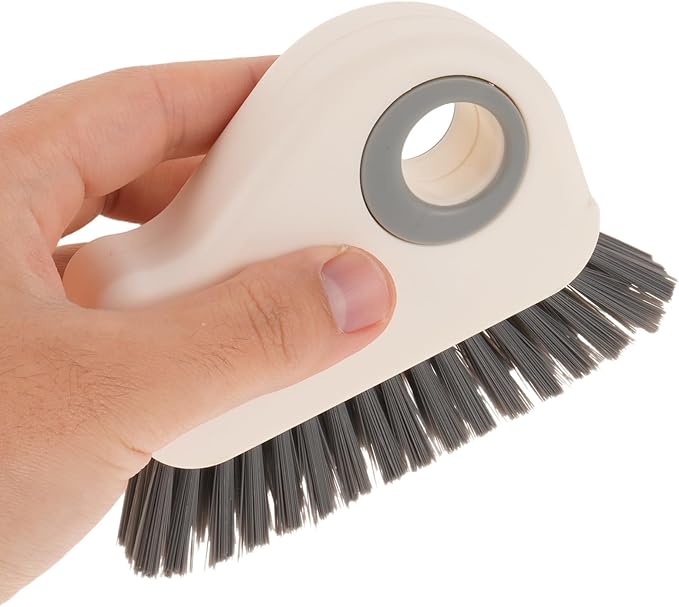 BETOOKY 2PCS Window Grout Brush: Crevice Cleaning Brush - Hard Bristle Gap Cleaner Tool for Tight Groove Kitchen Bathroom Sliding Shower Door Faucets Corners