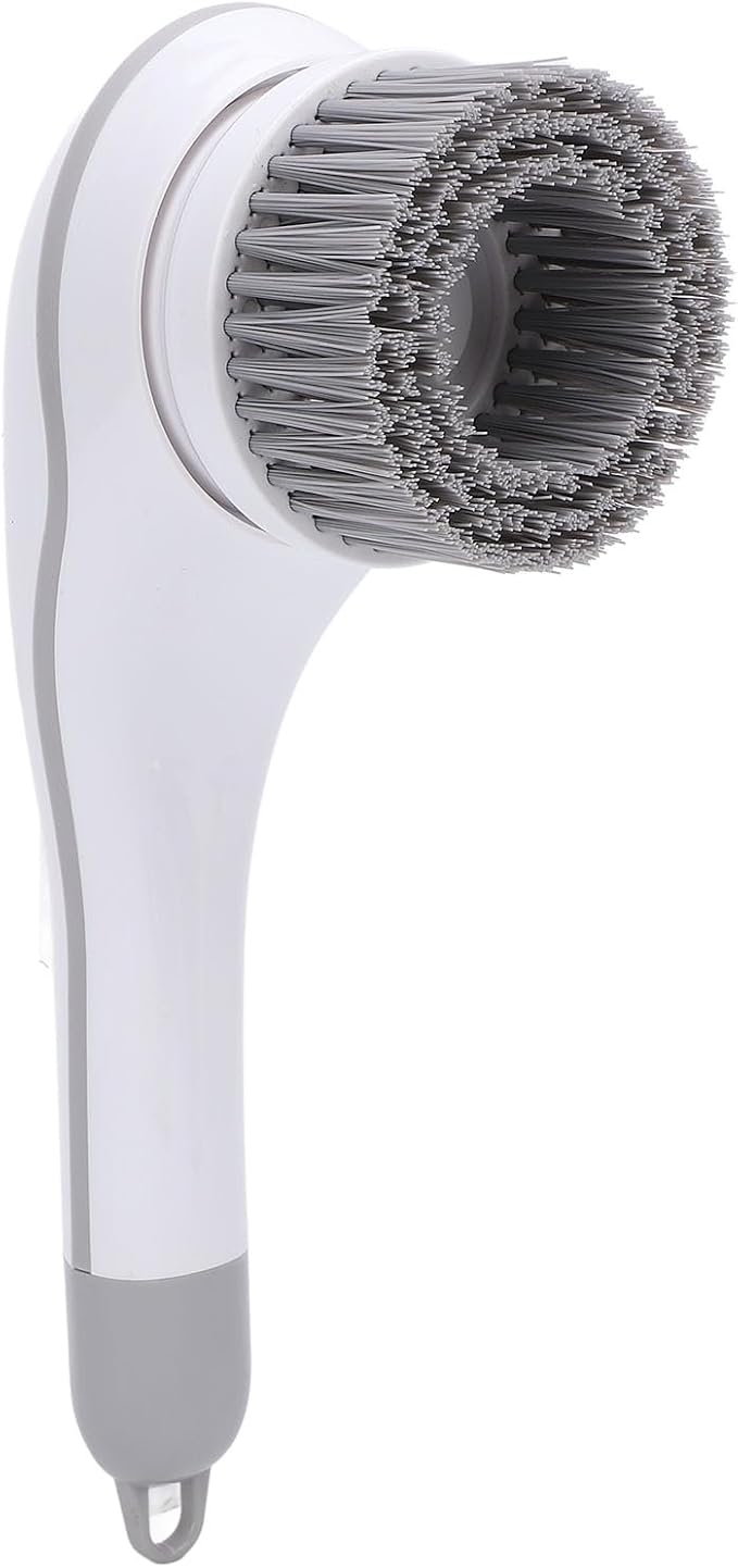 Electric Scrubber Kit - 2 Gears Handheld Cordless Brush for Kitchen & Bathroom, Ergonomic Design for Easy Use