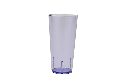 G.E.T. 6624-1-BL-EC Heavy-Duty Plastic Restaurant Tumblers, 24 Ounce, Blue (Set of 4)
