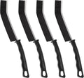 4pcs Hard Bristle Crevice Cleaning Brush Multifunctional Gap Scrub Cleaner Tool for Household Use, Kitchen Sink, Bathroom, Toilet Dead Corners, Window, Vehicle, Grout, Clean Tight Spaces