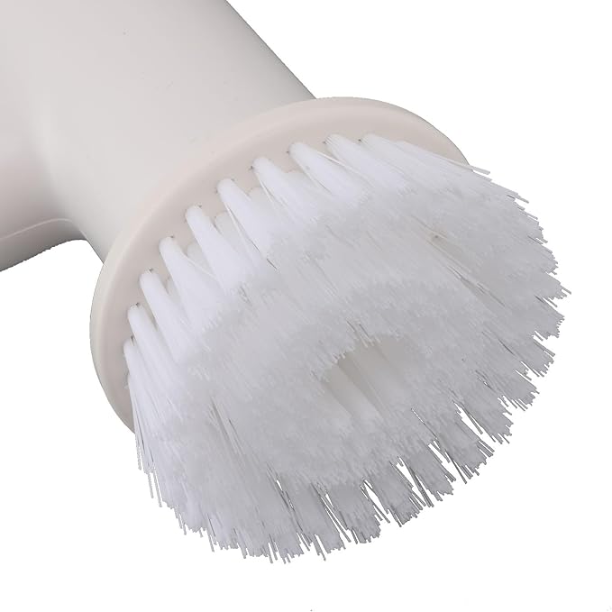 Electric Spin Scrubber with Built - in Water Tank, Portable Multi - Purpose Cleaning Brush 27.5x14.5cm - Efficient Removal, Easy Brush Replacement for Kitchen & Bathroom