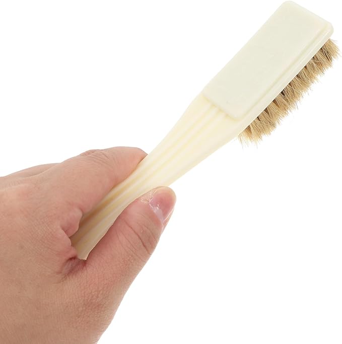 Cabilock 6pcs Small Cleaning Brushes Stiff Bristles Industrial Rust Removal Mini Toothbrush Set for Grout, Crevice, and Household Surface Cleaning