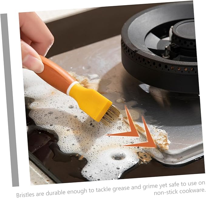 Unomor Multifunctional Cleaning Brush and Rust Removing Tool Double-Ended Shovel Design for Kitchen Bathtub Sink and Corner Grout High-Density Bristles for Scrubbing Easy to Use