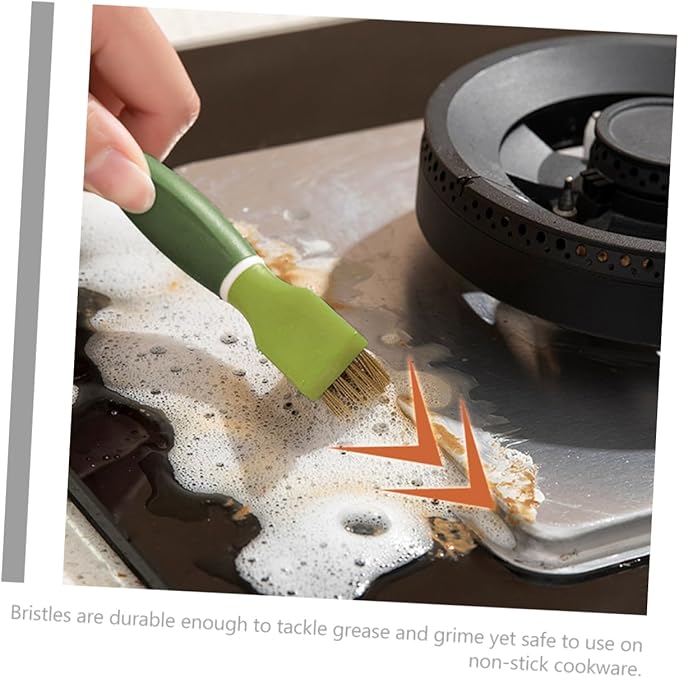Unomor Cleaning Brush Scraper for Kitchen Gas Stove Tiles Window Groove Detail Cleaning Brush for Spaces