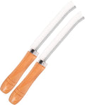 Generic 2pcs Hard Bristle Crevice Cleaning Brush with Ergonomic Wooden Handle for Bathroom Kitchen Tile Grout Stovetop Grooves and Tight Spaces Household Cleaning Tool