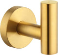 Angle Simple Bathroom Towel Hook, SUS304 Stainless Steel Bath Towel Holder, Robe Hook for Wall, Brassy Gold