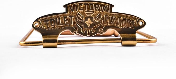 Renovators Supply Toilet Paper Holder - Antique Wall Mount Toilet Paper Holder - Sanitary Paper Holder - Vintage Bathroom Decor - Colonial Tissue Holder - Polished Brass, Victorian, Pack of 1
