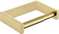 KOKOSIRI Toilet Paper Holder Spring Loaded Bathroom Toilet Roll Holder Wall Mount Stainless Steel Brushed Gold B2011BG