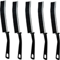 6PCS Crevice Cleaning Brush,Gap Cleaning Brush, Slim Flat Curved Brush for Narrow Gaps,Deep Crevices and Small Spaces,Hard Bristle Brush,Easy to Clean, No Residue, Kitchen & Bathroom Cleaning