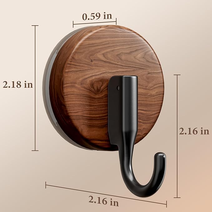 Suction Cup and Adhesive Tape Double Locking Hook,Wall Hook,Towel Hook, Shower Hook,for Bathroom,Kitchen,Loofah, Towel,Coat,Heavy Duty,Waterproof & Rustproof,Reusable(J Shape, 2 Counts)