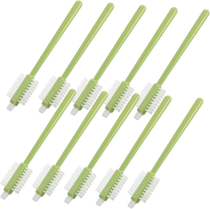 Cabilock 10pcs Small Cleaning Brush for Soy Milk Machine Ergonomic Nylon Bristles for Safe Cleaning of Kitchen Appliances for Toasters Sinks and Tile Grout
