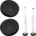 2Pack Black Electric Toothbrush Holder for Bathroom, Stainless Steel Freestanding Brush Holder, Compatible with Oral-B iO Series 3/4/5/6, Pro 500/1000/2500/3000/5000/7000/7500, Genius 6000/8000