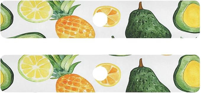Cartoon Green Avocados Pineapples Kitchen Sink Splash Guard Faucet Mat Diatomite Absorbent Pad for Bathroom RV 14.7x5.4in 1PCS water