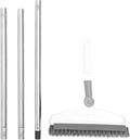 Toyvian Long-Handle Floor Scrub Brush with Stiff Bristles and 126cm Extendable Rod Seam Cleaning Brush for Bathroom and Tile Floors for Indoor and Outdoor Use