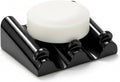 DOXOLOGY Black Marble Soap Dish Bathroom Organizer - Resin Soap Dish with Rectangular Design 3.7" L x 2.8" W - Self Draining Soap Dishes Keeps Countertop Neat - Marble Look Soap Tray for Sink