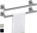 16 Inch Towel Bar 2 Pack for Bathroom 9/12/16/24/28/33 Inch Kitchen Hand Towel Holder Brushed Nickel Stainless Steel 304 RUSTPROOF Wall Mount Towel Rod 2 of Pack (2, Brushed Nickel, 16 Inch)
