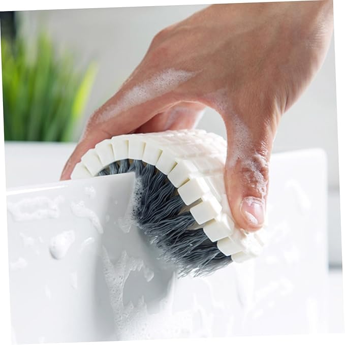 NOLITOY 4pcs Practical Cleaning Brush Set for Home Kitchen Bathroom Ergonomic Flexible Design for Shoes Pots and Grout Essential Washing Tools for Efficient Cleaning