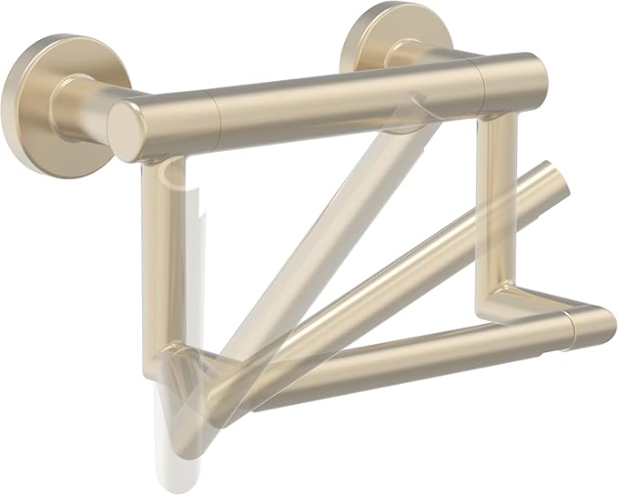 Delta Faucet 41550-CZ Contemporary Tissue Holder/Assist Bar, Champagne Bronze