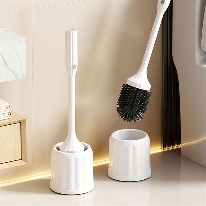 Motorized Bathroom Brush Rechargeable Floor-Standing Toilet Scrubber for Home/Office Use Electric Toilet Brush