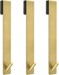 Shower Door Hooks(10 Inch),Extended Over Door Hooks for Bathroom Frameless Glass Shower Door,Stainless Steel Towel Hooks,Heavy Duty Rack Hooks for Robe,Towel-3 Pack-Gold
