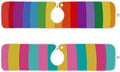 2 PCS Kitchen Sink Splash Guard 23.6 Inch Faucet Mat for Kitchen Sink Bathroom Sink Faucet Absorbing Drip Drain Mat Pad Microfiber Soft Washable Colorful Stripes