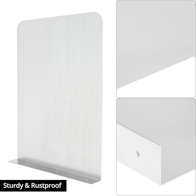QWORK 304 Stainless Steel Splash Guard Set, Rustproof, Wear-Resistant, Quick Installation, Rounded Design for Safety