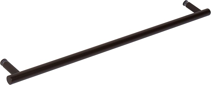 Rockwell Security 18" Ladder Type Single Side Towel Bar in Bronze Finish for Glass Shower Doors
