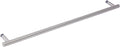 Rockwell Security Ladder Pull Single Side Towel Bar 24 Inch Brushed Nickel Finish Fits Glass Shower Doors with 1/2 Inch Hole Diameter 24 Inches Apart
