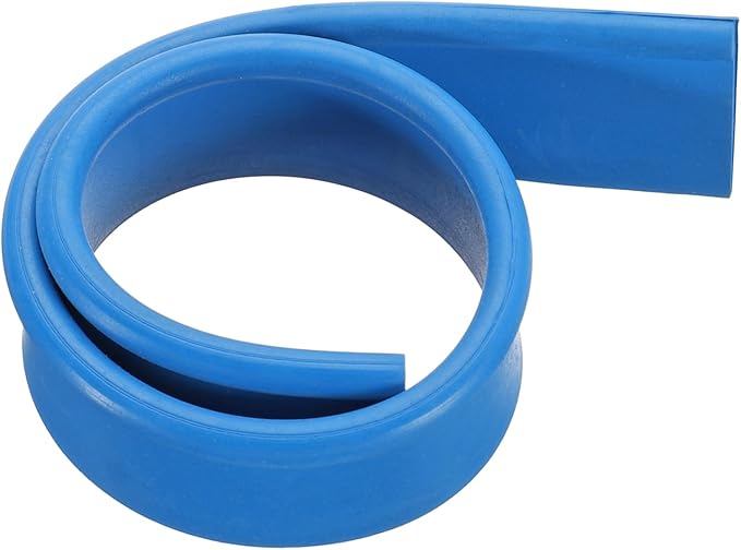 MECCANIXITY Replacement Squeegee Rubber for Window, Glass, Shower Doors, Tile Wall Cleaning, 9.84 Inch, Blue