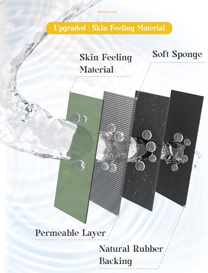 MontVoo -Bath Mat Rug-Rubber Backing Non Slip Quick Dry Absorbent Thin Bathroom Rugs Fit Under Door-Faux Suede Surface Bathroom Floor Mats-Shower Rug for in Front of Bathtub Shower Sage Green 24"X70"