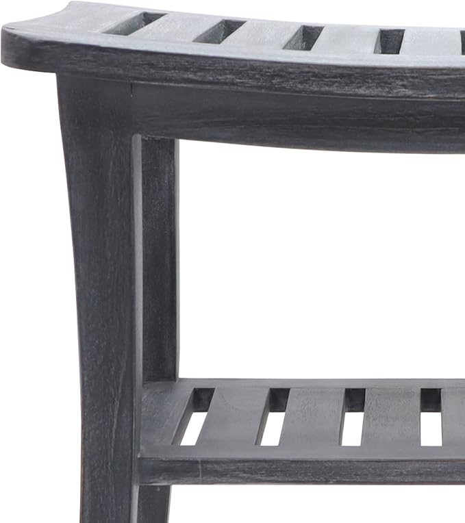 Weathered Genuine Teak Bench
