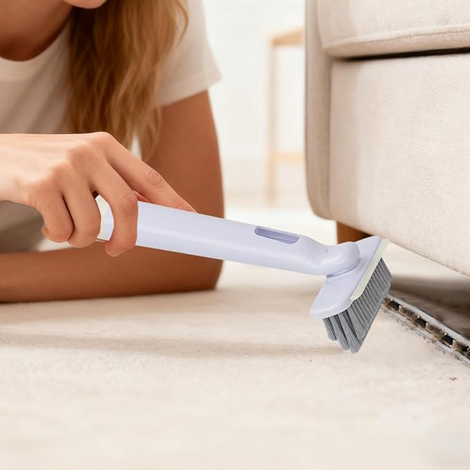 Crevice Brush - Grout 360-degree Rotating Brush | Household Crevice Cleaning Tool,for Shower Bathroom Toilet Kitchen Home Industrial Floor Tile Wall Window