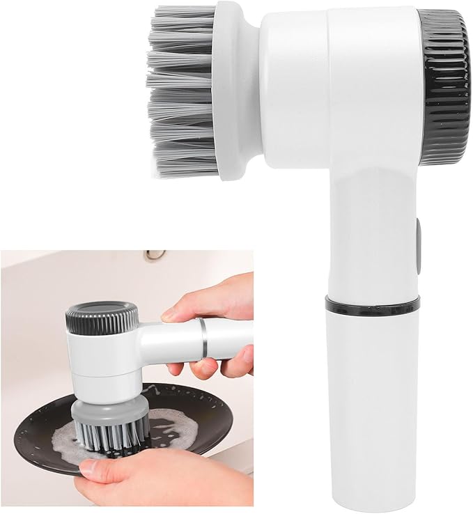 Multifunctional Cordless Electric Cleaning Brush - 3 Speed Shower Scrubber for Effortless Kitchen and Bathroom Cleaning