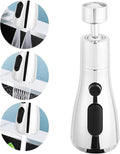 3 Function Sink Extender, Kitchen Faucet Sprayer Head & Swivel Spout Connector - Silver