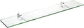 Spancraft Glass M-12x42-Chrome Monarch Glass Shelf, Chrome, 12" x 42"