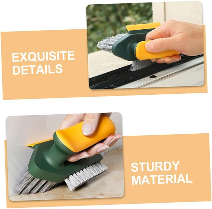 Ergonomic Handle Gap Brush Scrub Brush for Indoor Cleaning Dead Corner Scraper Grout Cleaner Non-Slip Tool Grip Multi-use for Home