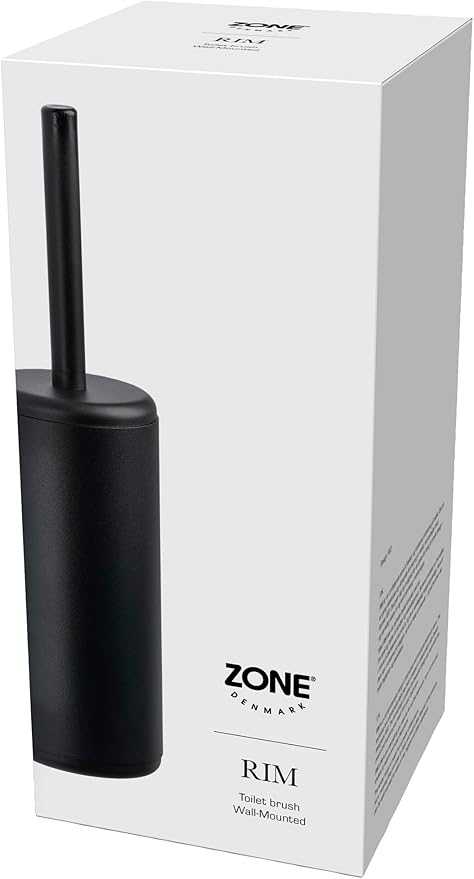 Zone Denmark 14646 Toilet Brush for Wall Rim Black