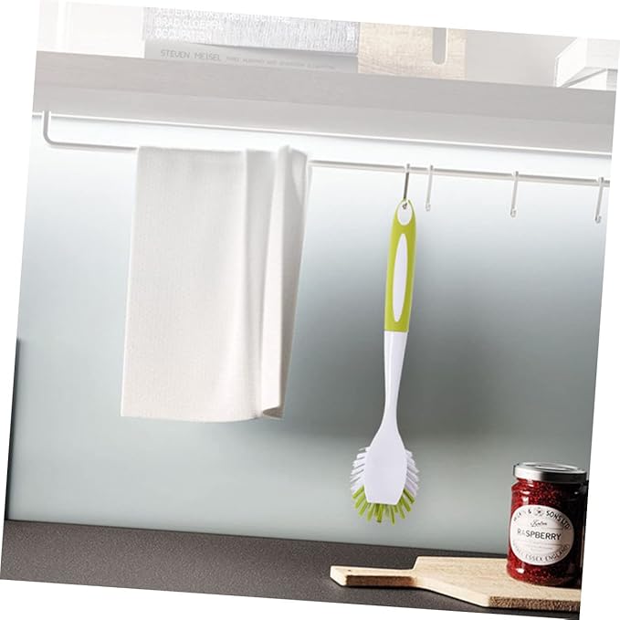 Beaupretty 1pc Dish Scrub Brush Long Handle Kitchen Cleaning Brush for Grout Pot Dish Wand Scrubbing Multipurpose Cleaning Tool