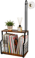 Bathroom Toilet Paper Holder with Storage Shelf, Wall Mount Toilet Paper Holder Stand with Metal Basket, Bathroom Tissue Storage Organizer for Rolls, Magazines， Phone & Shower Essentials